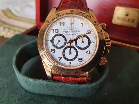 rolex daytona cinturino pelle usato|used rolex daytona platinum.